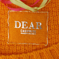 Dear Cashmere Knitted jumper Orange