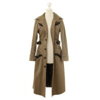 Dsquared2 Coat with leather application
