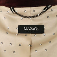 Max & Co Velours Bordeaux Blazer