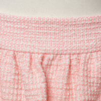 Alice + Olivia Bouclé rok in neon roze-wit