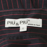 Piu & Piu Blouses jurk met streep