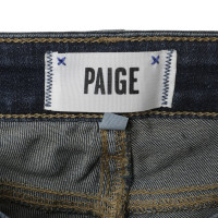 Paige Jeans Skinny Jeans mit Ätz-Druck