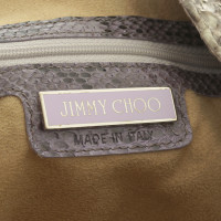 Jimmy Choo Python leather shoulder bag