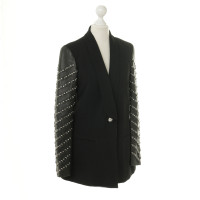Versace Blazer with leather sleeves