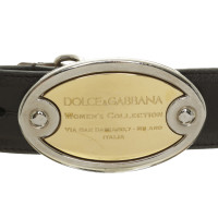 Dolce & Gabbana riem met tweekleurige gesp