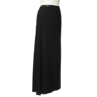 Blumarine Long skirt with leather application