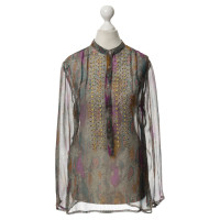 Antik Batik Silk blouse with patterns