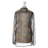 Antik Batik Silk blouse with patterns