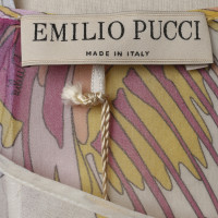 Emilio Pucci Zijde blouse met een bloemmotief