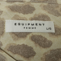 Equipment Zijde blouse in de Animallook