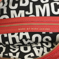 Marc By Marc Jacobs Rode handtas leder met plooien