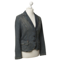 Marc Cain Jeans blazer with washes