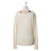 Matthew Williamson Cashmere sweater with embroidery