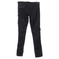 Isabel Marant Black jeans with studs trim
