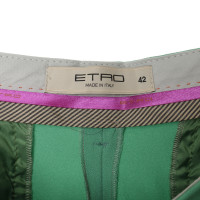 Etro Trousers in green
