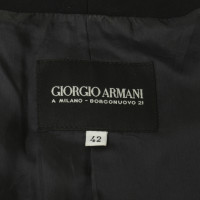 Giorgio Armani Pantalon de costume bleu foncé