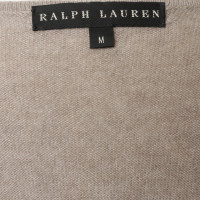 Ralph Lauren Kaschmirweste mit Wildlederdetail