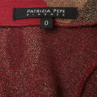 Patrizia Pepe Robe en rouge / or