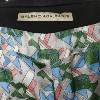 Balenciaga Bunte Jacke mit Magnetknöpfen