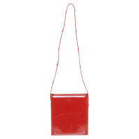 Casadei Rote Handtasche aus Lackleder