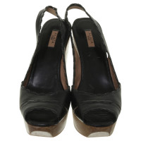 Alaïa Wedges with wooden wedge