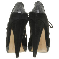 Chrissie Morris Tagliare fuori pumps da pelle scamosciata