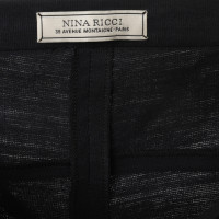 Nina Ricci Pantaloni con quota di lino