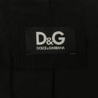 D&G Tailleur pantalone con gessati