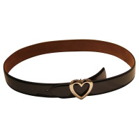 Moschino  belt with heart buckle 