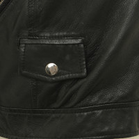 Moschino Leather jacket in black