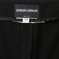 Armani Pantalon noir avec cravate détail