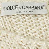 Dolce & Gabbana Knitted top in cream