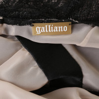 John Galliano Asymmetrical lace dress