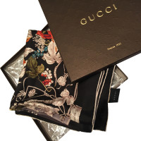 Gucci Schwarz floral Tuch