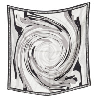 Dkny Silk scarf in shades of grey