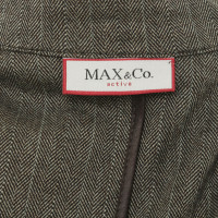 Max & Co Blazer mit Leder-Applikationen
