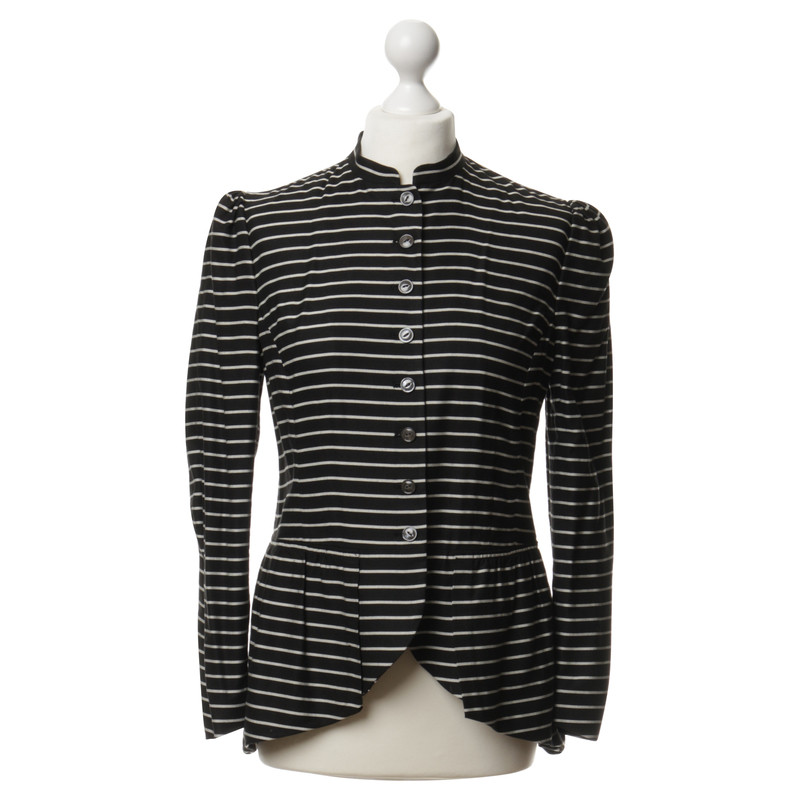 Ralph Lauren Striped jacket with peplum