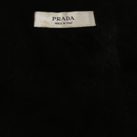 Prada short vest with fur lining