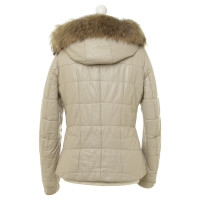 Baldinini Quilted Jacket with leather with fur