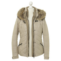 Baldinini Quilted Jacket with leather with fur