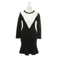 Sandro Dress in black and white