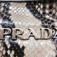 Prada XL Python leather shopper