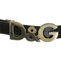 Dolce & Gabbana riem met logo gesp