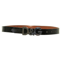 Dolce & Gabbana riem met logo gesp