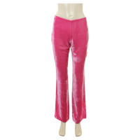Ralph Lauren Velours broek in roze
