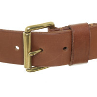Ralph Lauren Leather belt with red beads