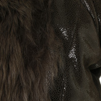 Mugler Jacket with real fur lining