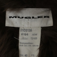 Mugler Jacket with real fur lining