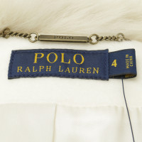 Polo Ralph Lauren Wollmantel mit Lammfellbesatz