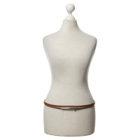 Hermès Round leather belt in Brown
